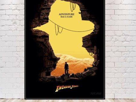 Indiana Jones Poster Sizes 8x10, 11x14, 13x19, 16x20 18x24 Vintage Disney Poster Adventureland Poster Vintage Indiana Jones Adventure Poster For Sale