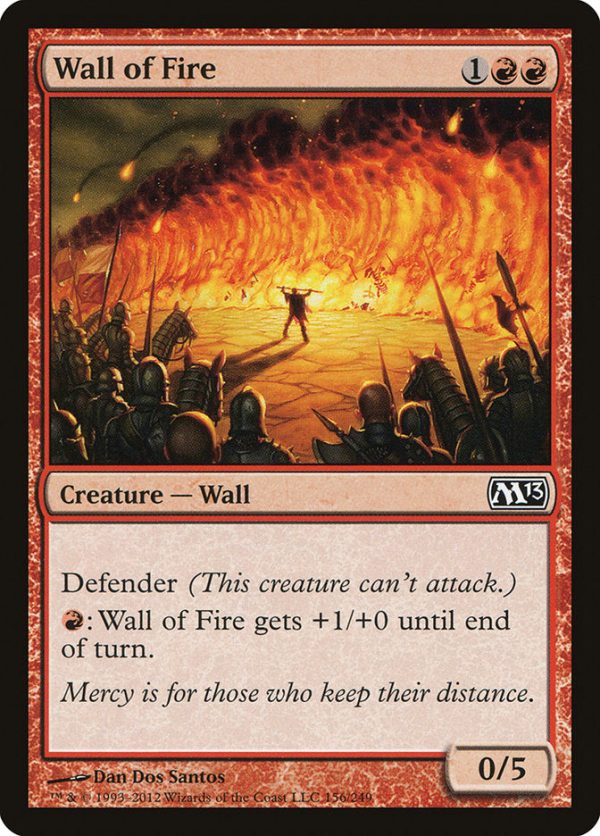 Wall of Fire [Magic 2013] Hot on Sale