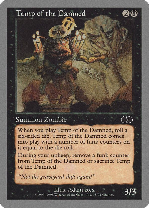 Temp of the Damned [Unglued] on Sale