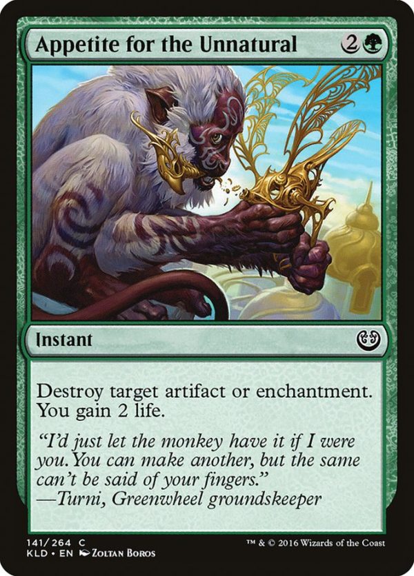 Appetite for the Unnatural [Kaladesh] For Cheap