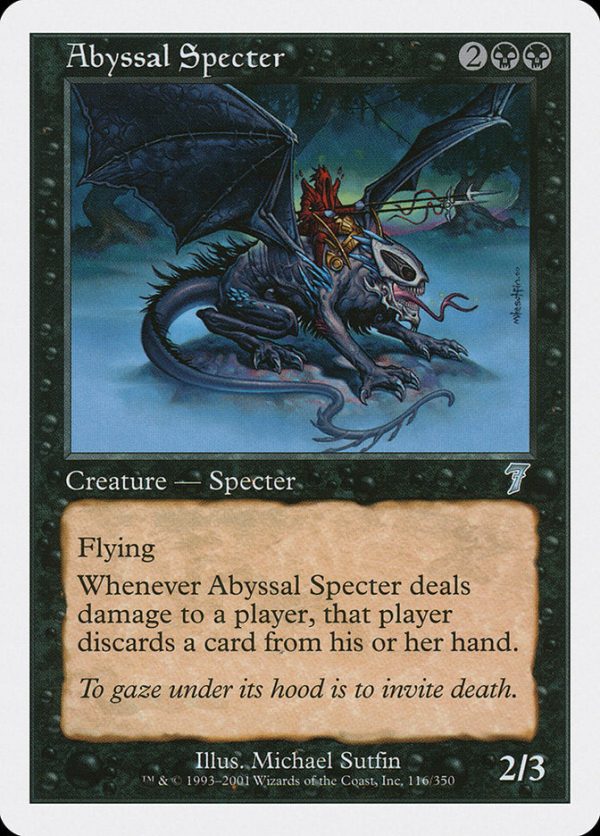 Abyssal Specter [Seventh Edition] For Cheap