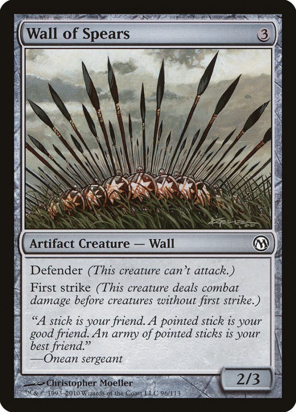 Wall of Spears [Duels of the Planeswalkers] For Cheap