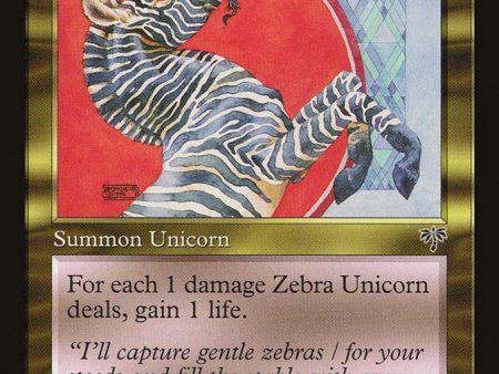 Zebra Unicorn [Mirage] Hot on Sale